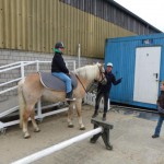 Tim beim Reiten